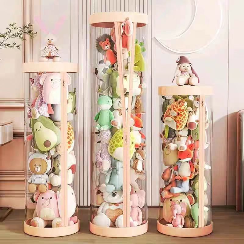Stuffed Toy Storage Barrel wit - đánh giá và giá Dolls