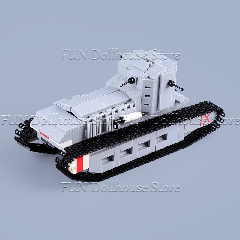 MOC WW1 Military Army Soldier  - đánh giá và giá Lego Compatible Military Tank