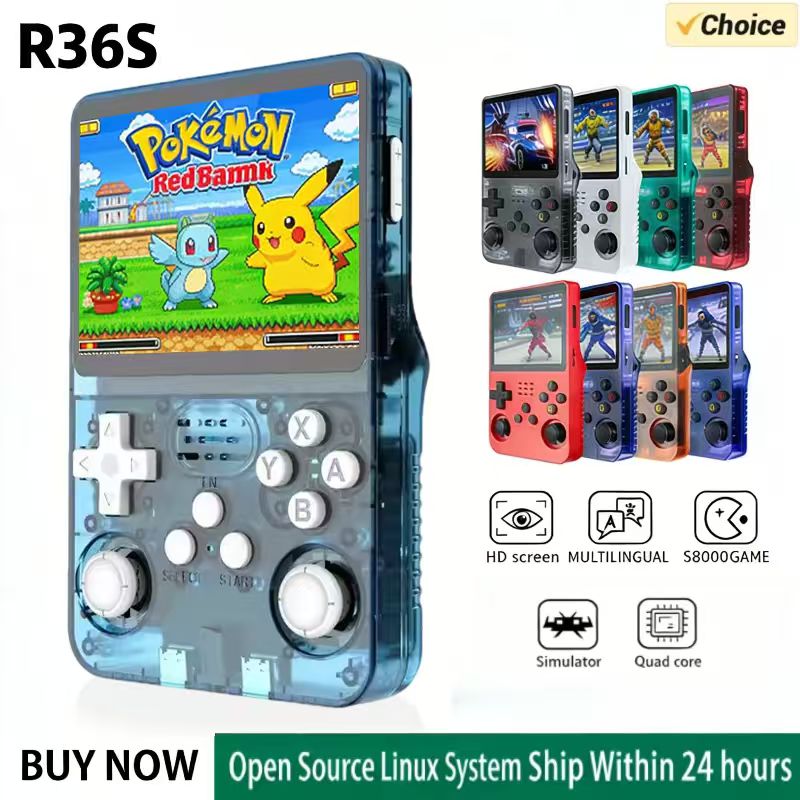 R36S Handheld Game Console ARK - đánh giá và giá Retro Handheld Game Console R36S