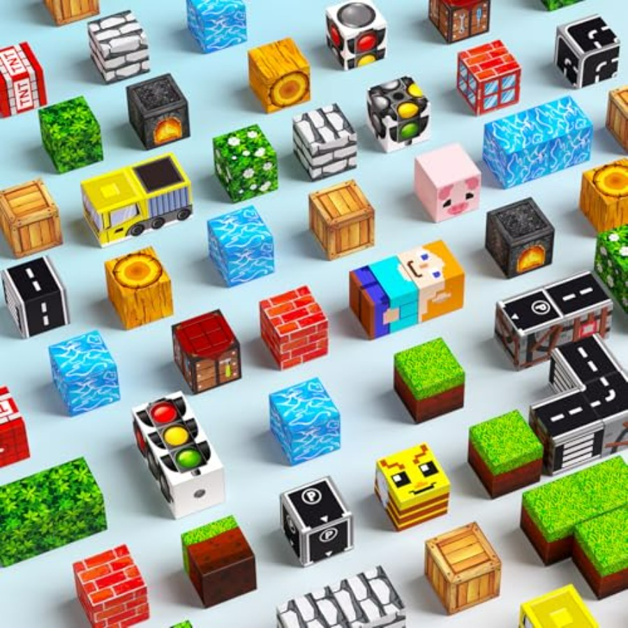 100PCS Magnetic Blocks, 0.8 in - đánh giá và giá Magnetic Building Tiles Set 100Pcs