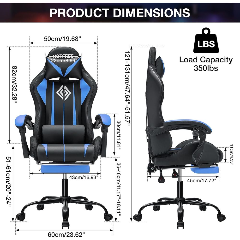 LED Gaming Chair with Massage  - đánh giá và giá Video Games