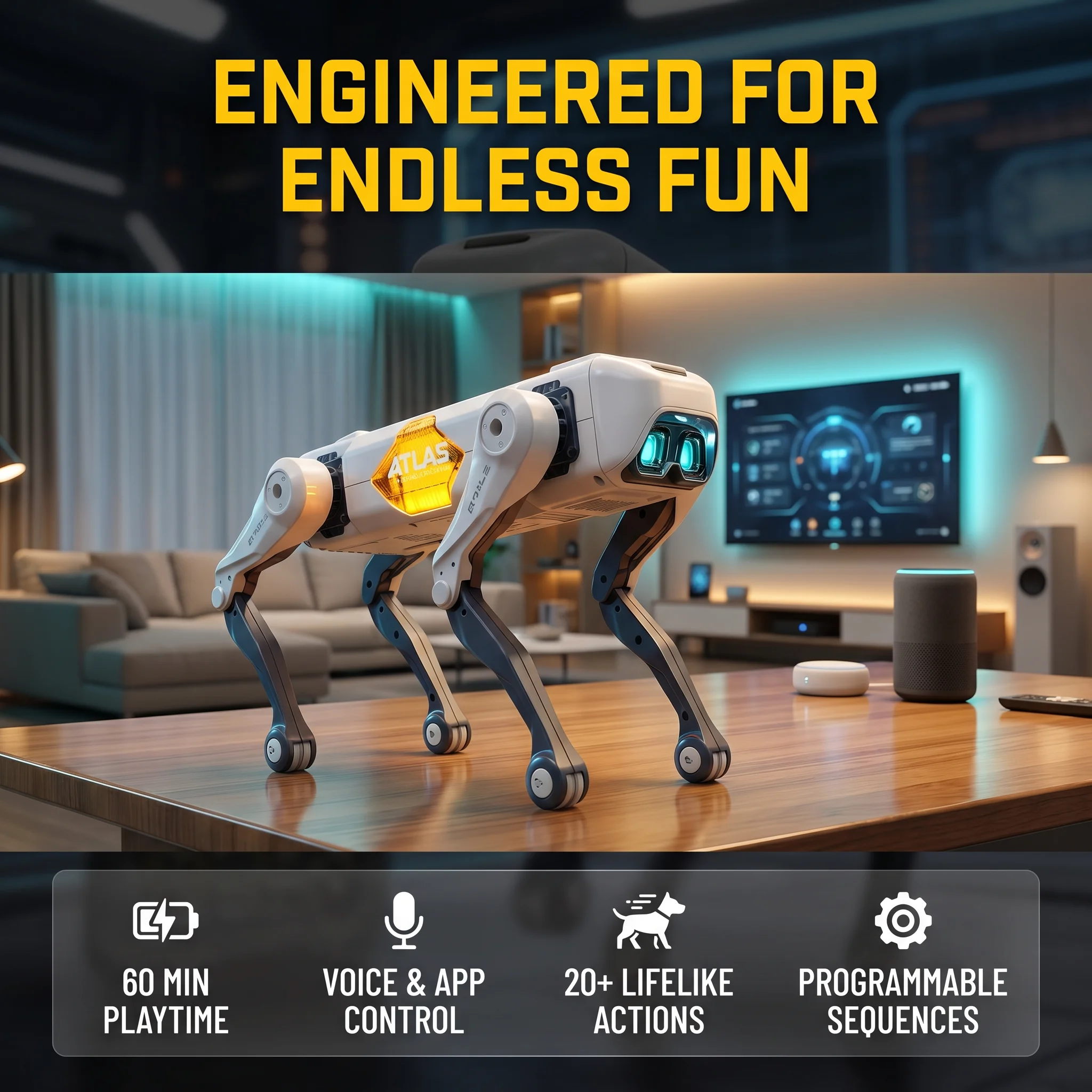 AI Smart Robot Dog, Voice & AP - đánh giá và giá Remote Control Toys