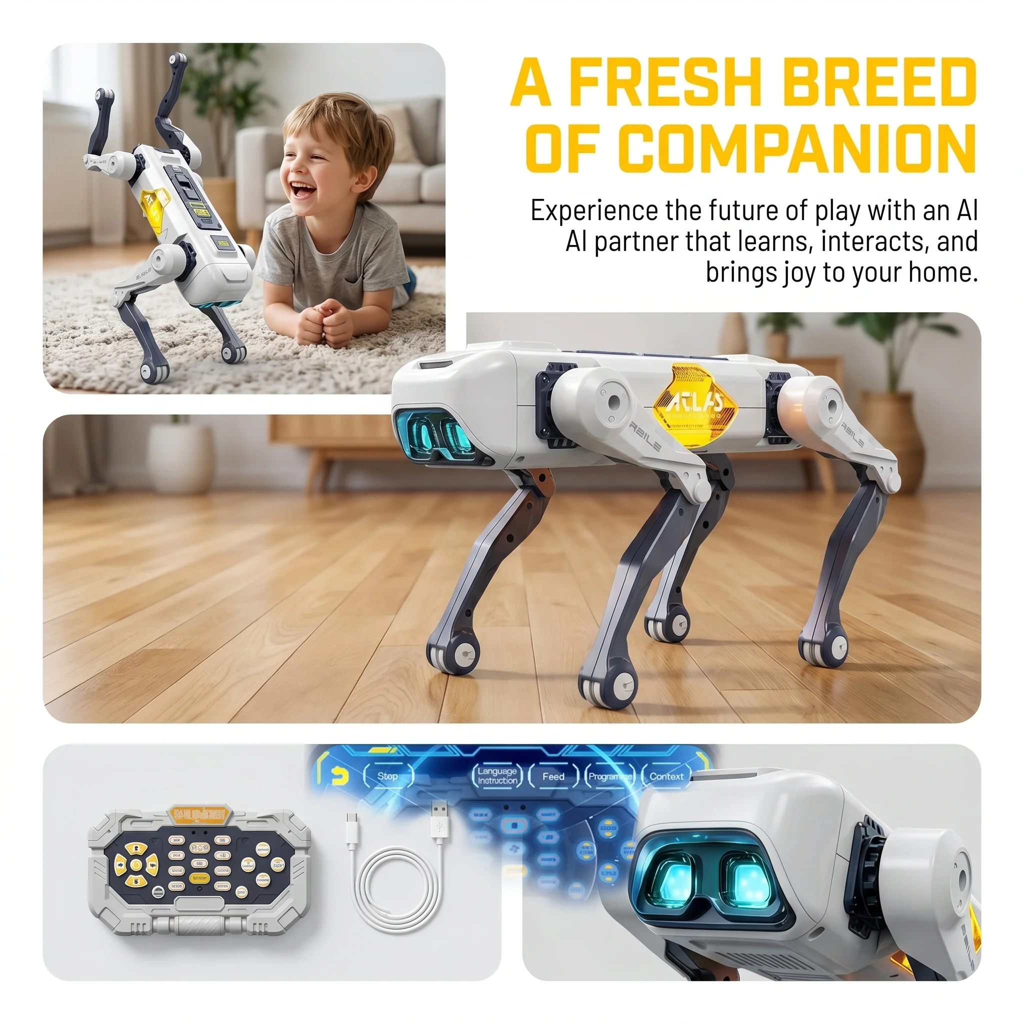 AI Smart Robot Dog, Voice & AP - đánh giá và giá Remote Control Toys
